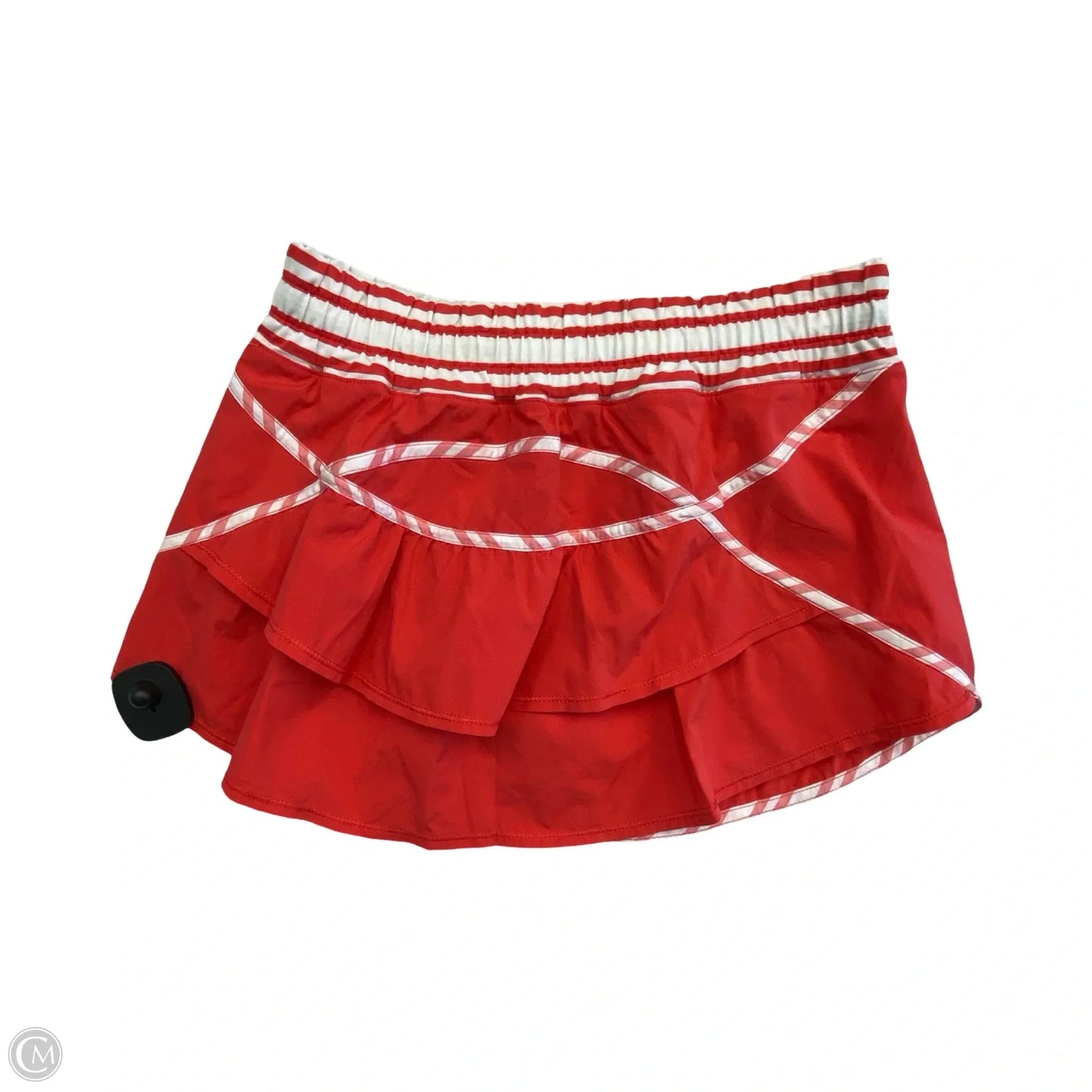 Athletic Skirt By Lululemon In Red & White, Size: 8