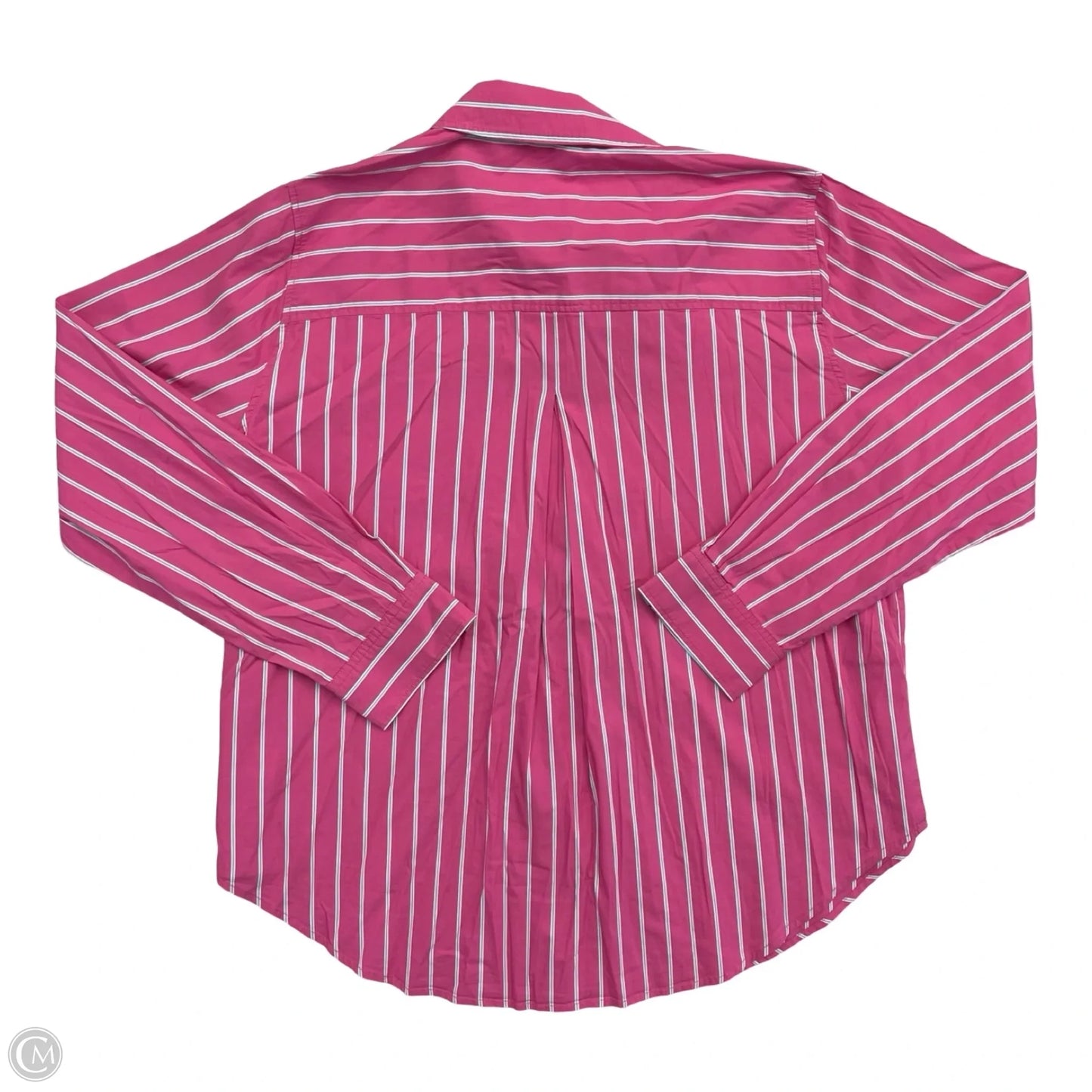 Top Long Sleeve By Evereve In Striped Pattern, Size: Xl