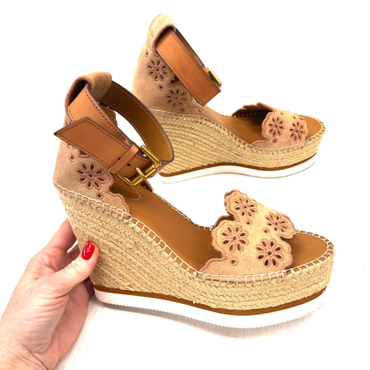 Luxury Designer Sandals Heels Wedge By See By Chloe  Size: 8