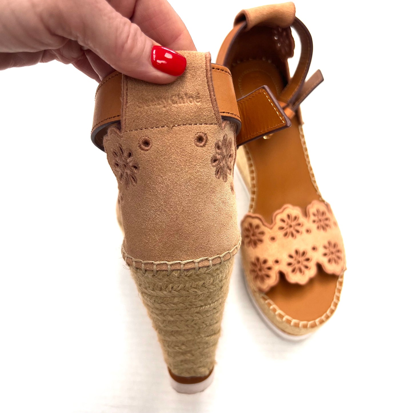 Luxury Designer Sandals Heels Wedge By See By Chloe  Size: 8