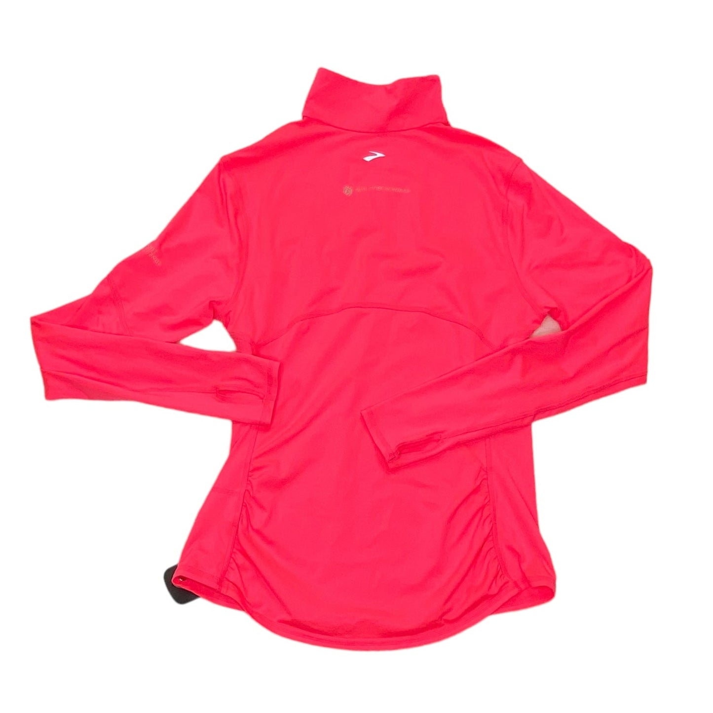 Athletic Top Long Sleeve Collar By Brooks  Size: M