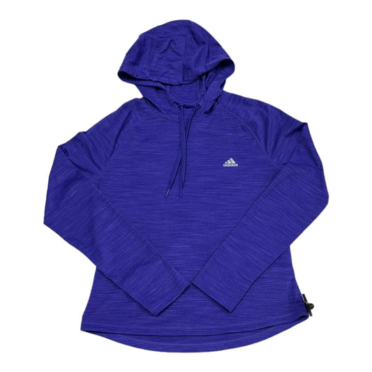 Athletic Top Long Sleeve Hoodie By Adidas  Size: M