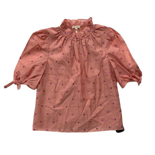 Top Short Sleeve Designer By Rebecca Taylor  Size: S