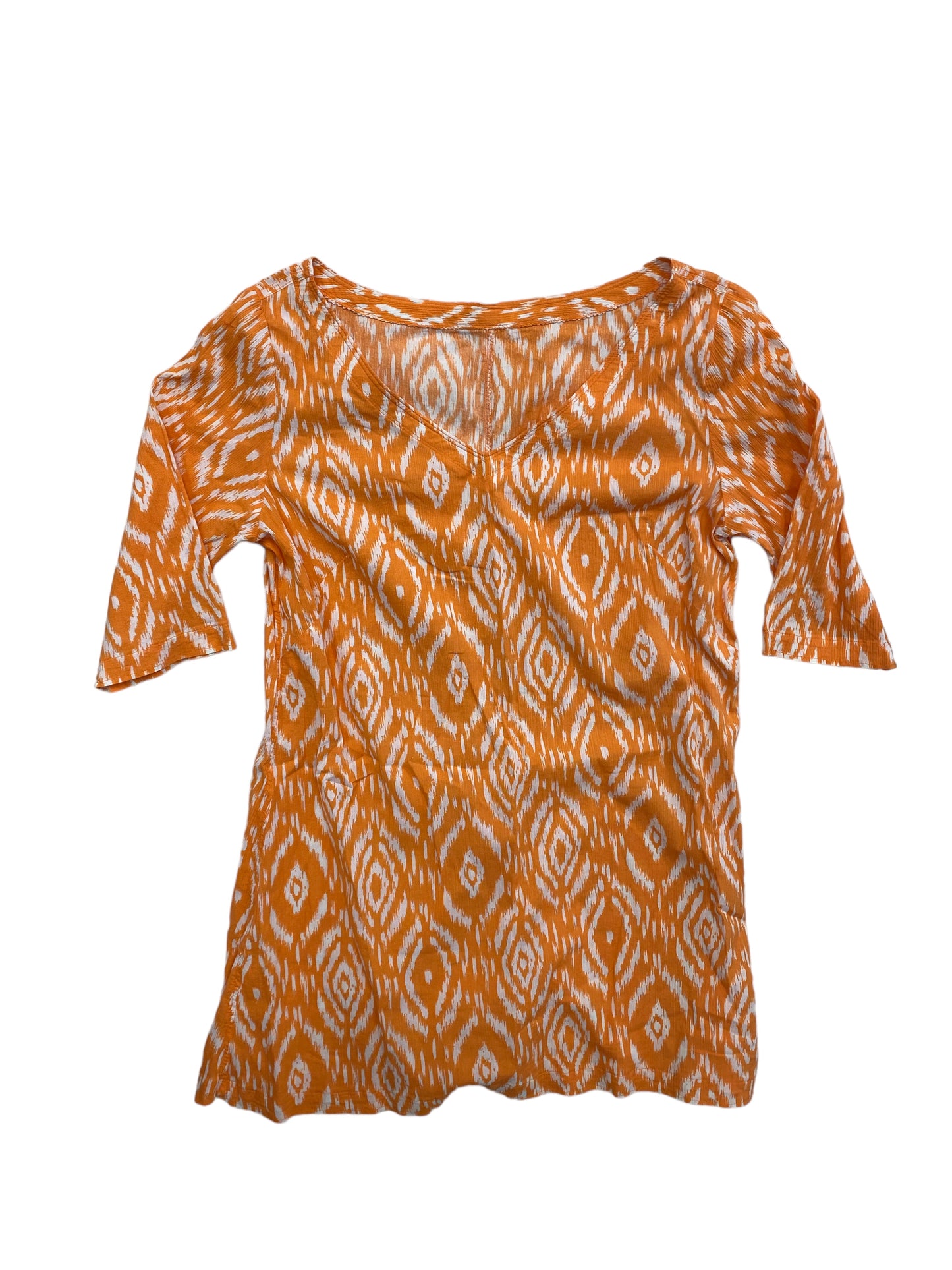 Orange Dress Casual Short Cmc, Size M