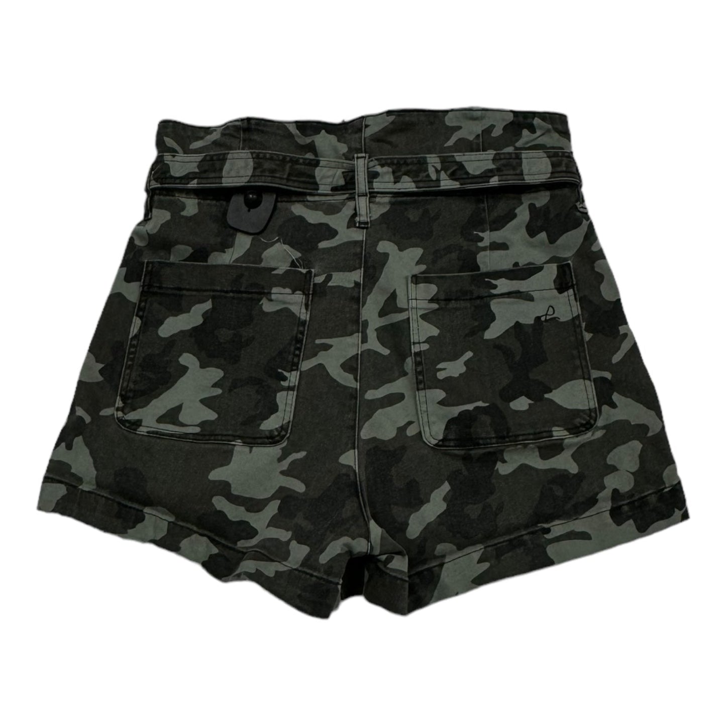 Camouflage Print Shorts Dl1961, Size 8