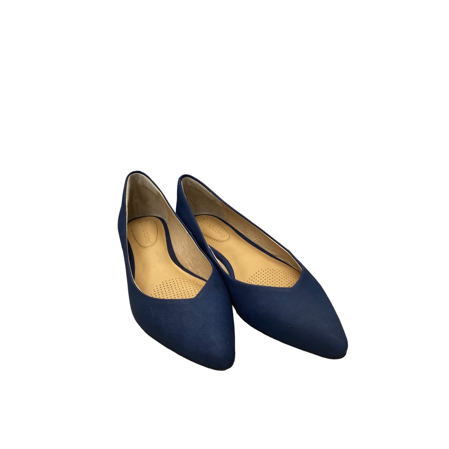 Navy Shoes Flats Corso Como, Size 6