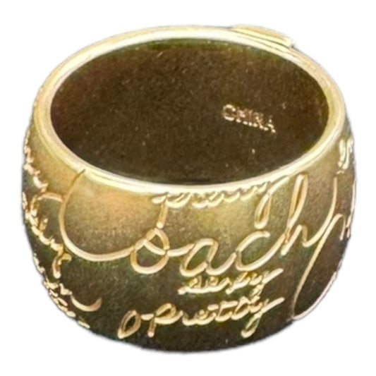 Ring Designer By Coach  Size: 7.5