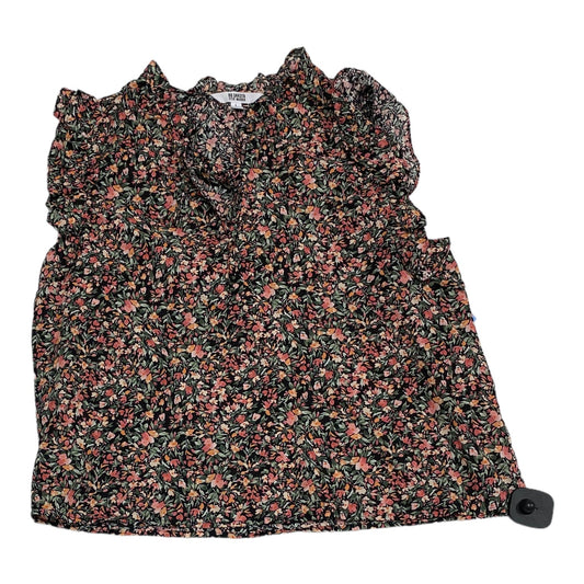 Floral Print Top Sleeveless Bb Dakota, Size L