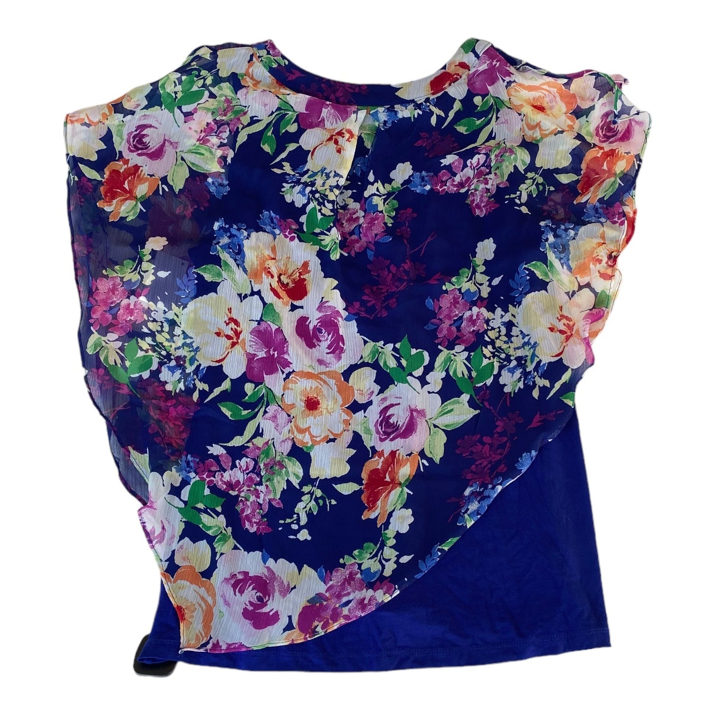 Floral Print Top Short Sleeve Apt 9, Size Xl