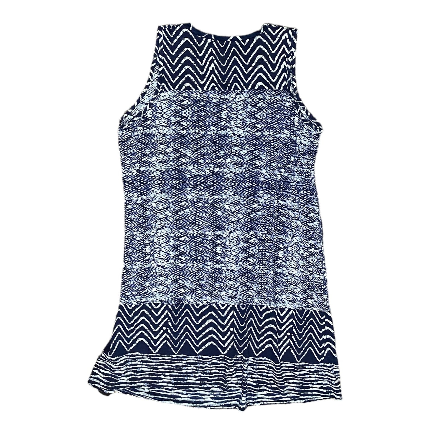 Blue Dress Casual Midi Lucky Brand, Size 2x
