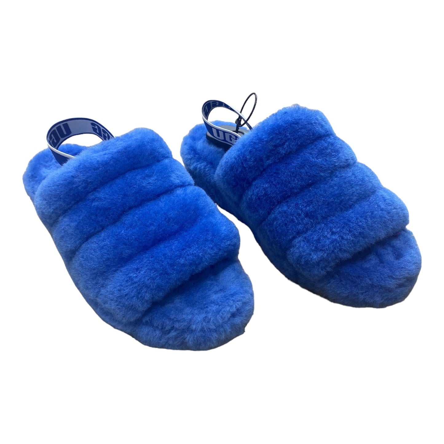 Blue Sandals Designer Ugg, Size 8