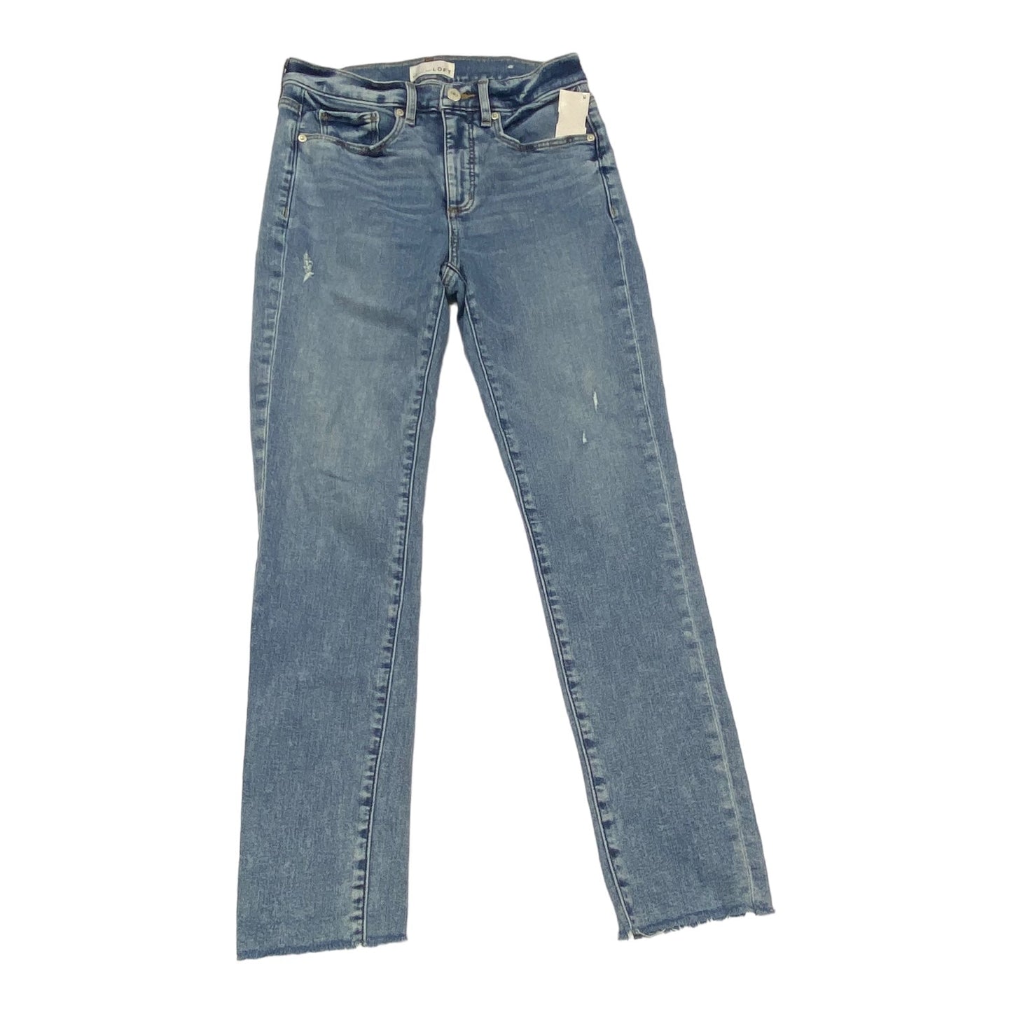 Blue Denim Jeans Straight Loft, Size 4