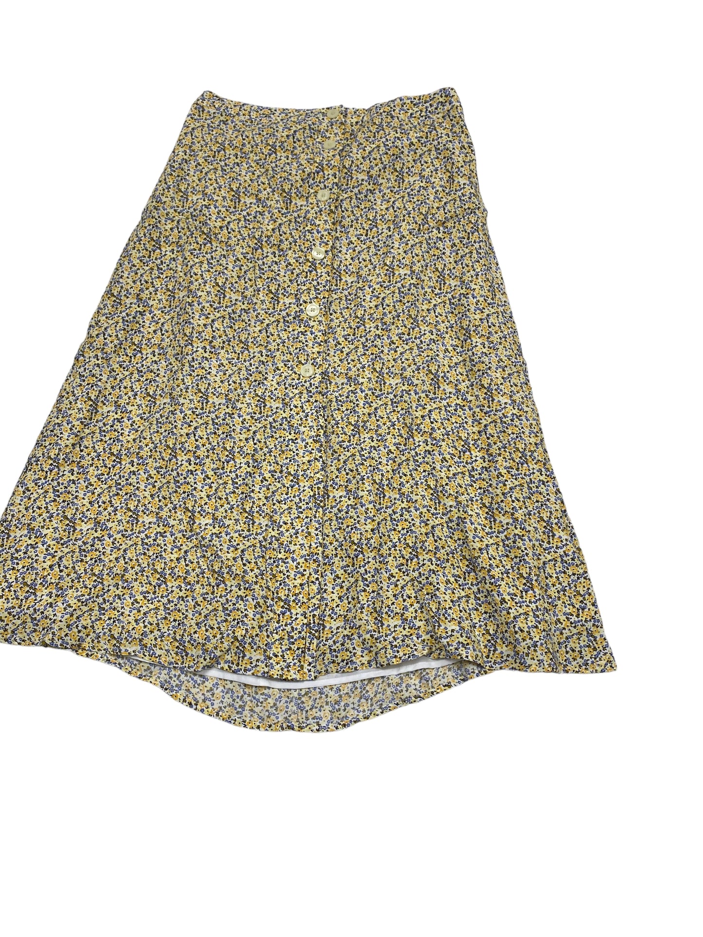 Blue & Yellow Skirt Maxi Gap, Size 10