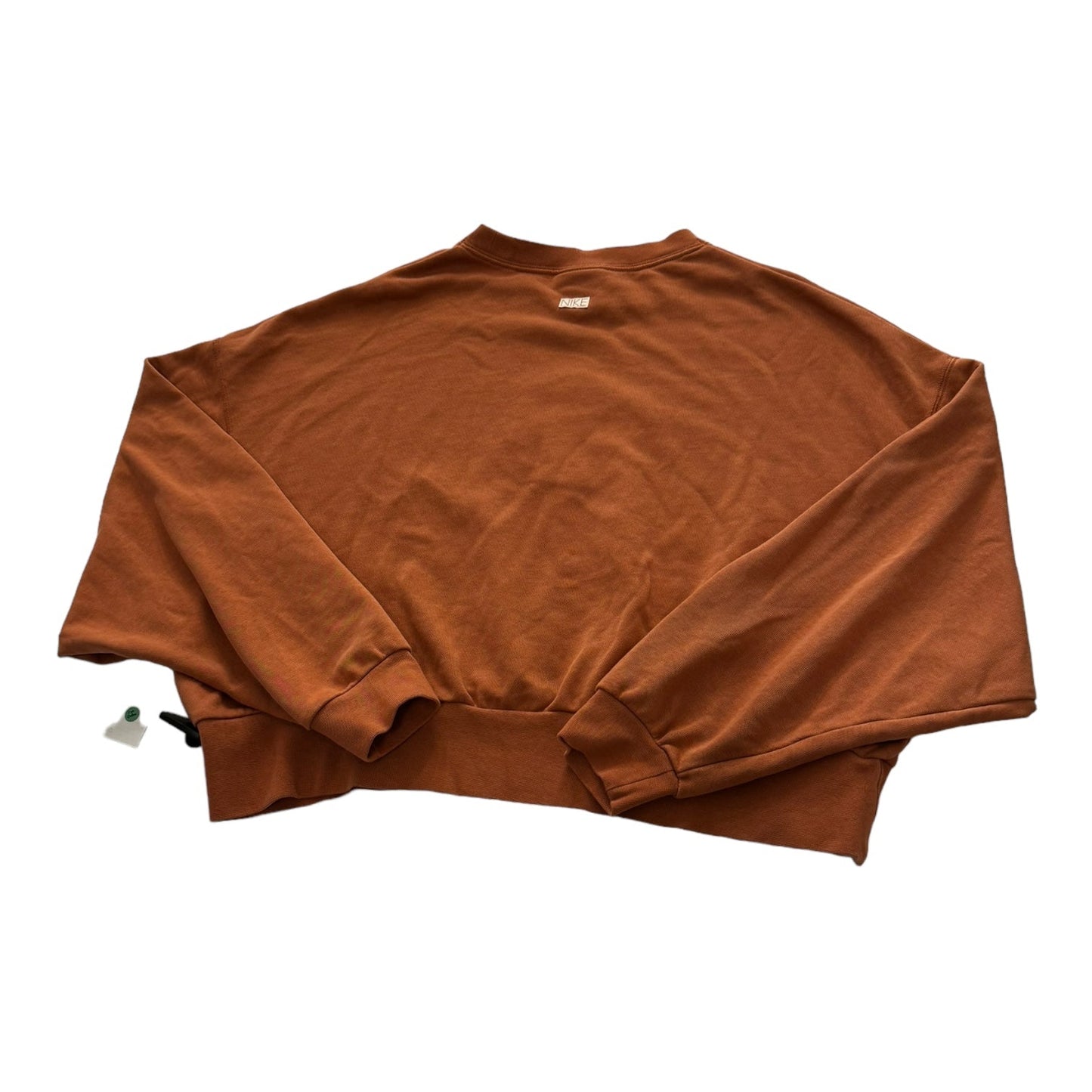 Orange Athletic Sweatshirt Crewneck Nike, Size S