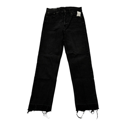 Black Denim Jeans Straight Gap, Size 2