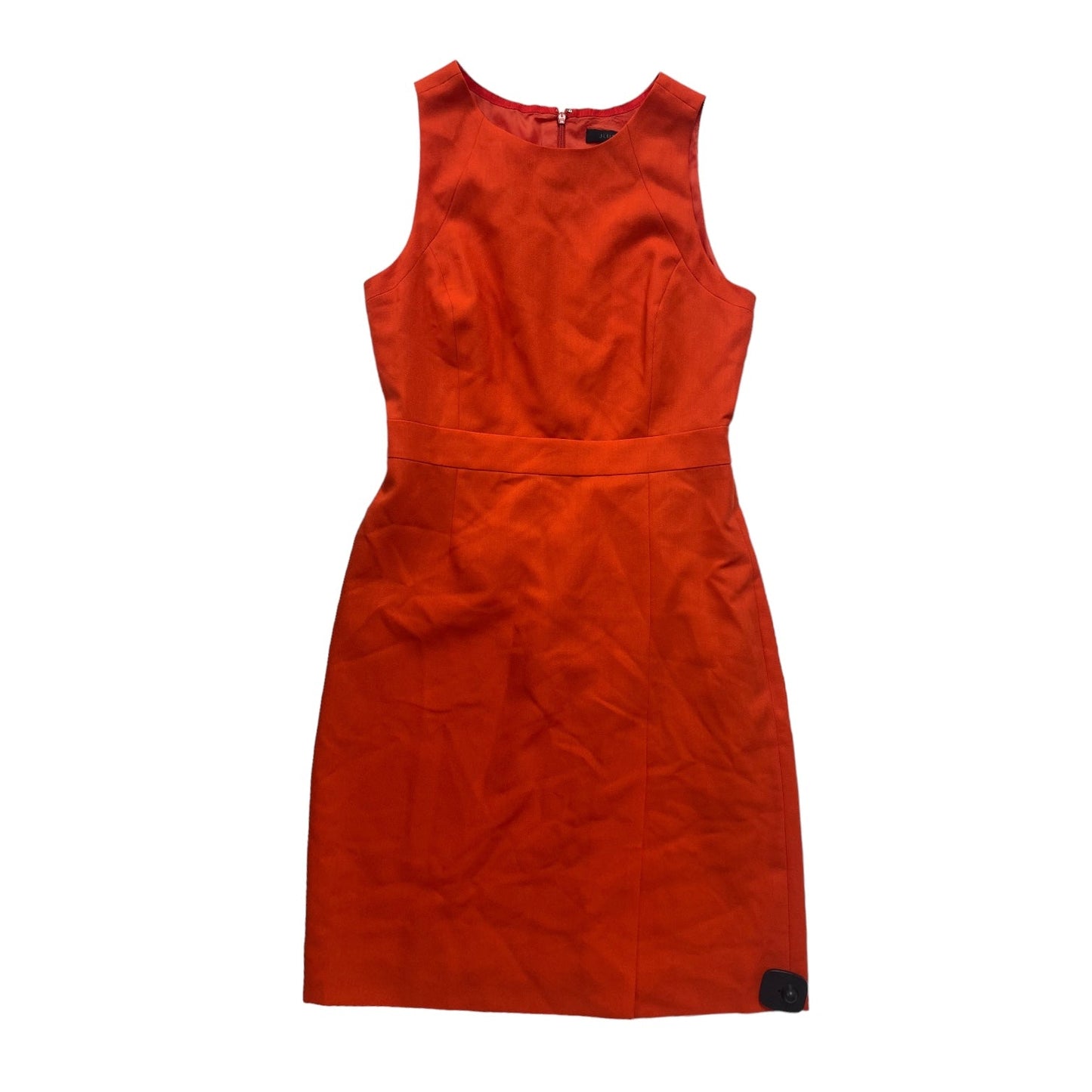 Orange Dress Casual Midi J. Crew, Size 8