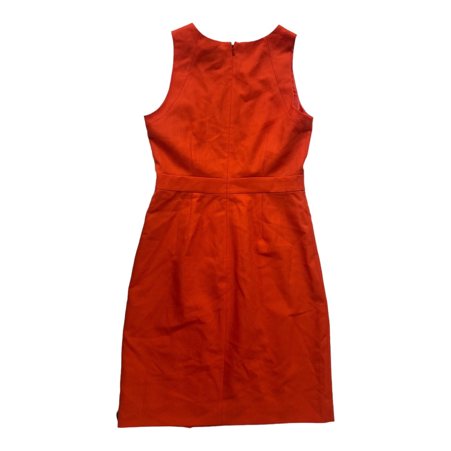 Orange Dress Casual Midi J. Crew, Size 8