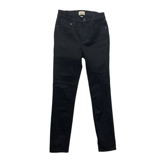 Black Denim Jeans Skinny J. Crew, Size 4