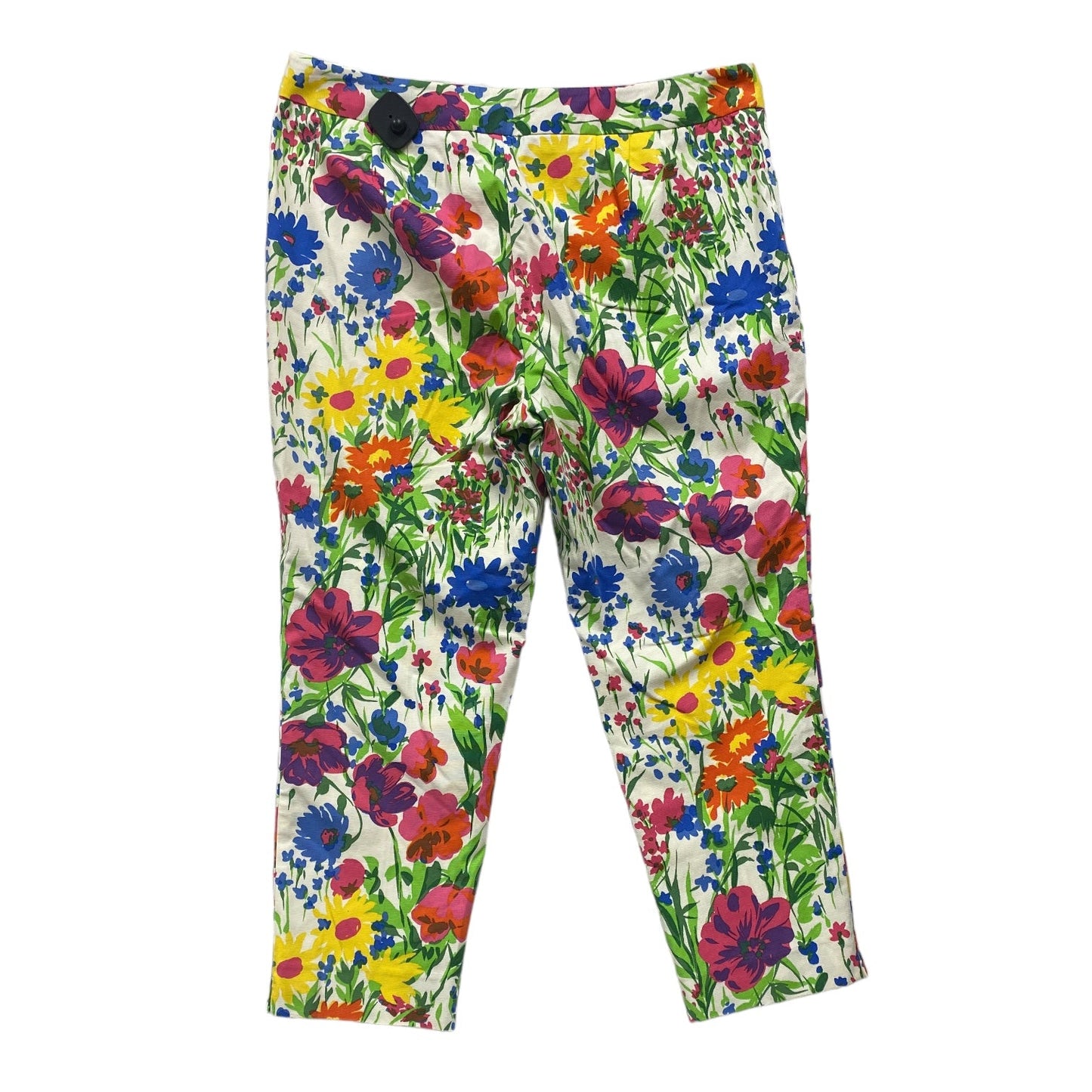 Floral Print Pants Cropped Talbots, Size 16