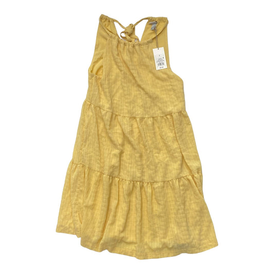 Yellow Dress Casual Midi A New Day, Size S