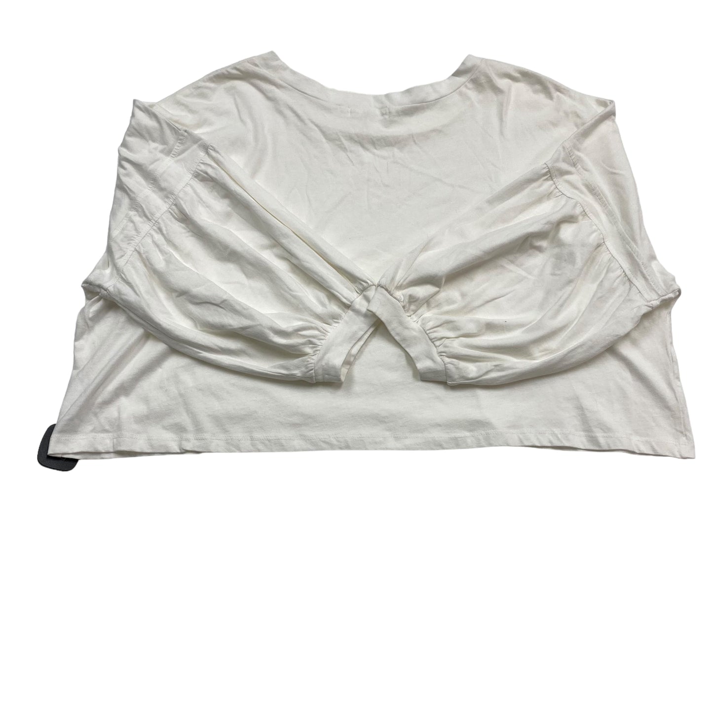 White Top 3/4 Sleeve Cmc, Size S