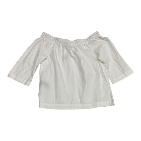 White Top 3/4 Sleeve Madewell, Size Xs