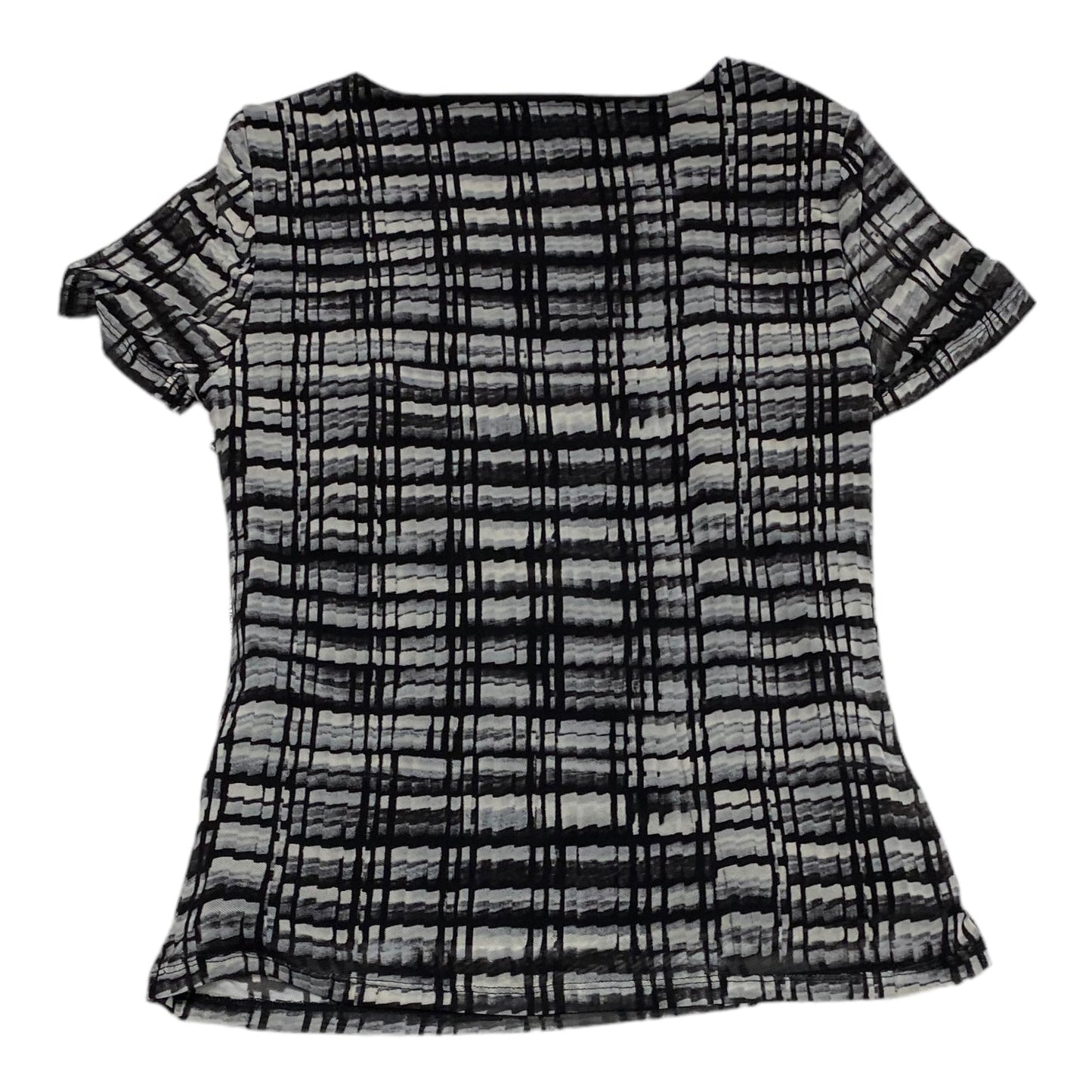 Black & Grey Top Short Sleeve Calvin Klein, Size M