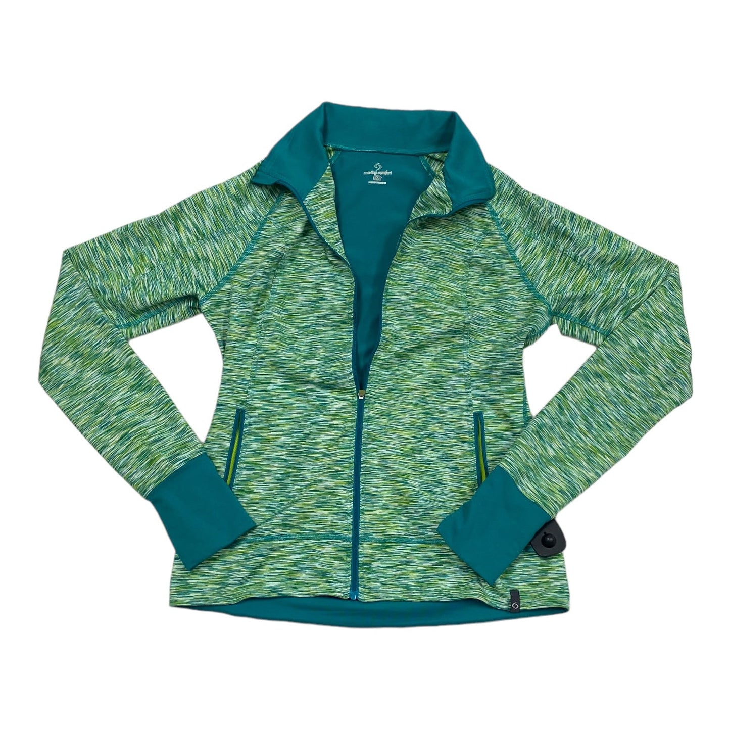 Green Athletic Jacket Moving Comfort Athletic, Size M