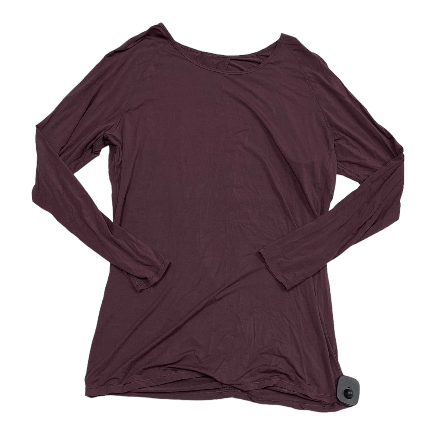 Athletic Top Long Sleeve Crewneck By Lululemon In Purple, Size: M