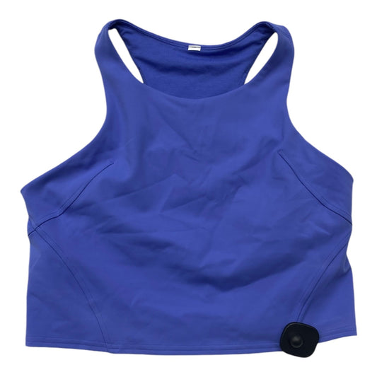 Athletic Tank Top By Lululemon In Blue, Size: 12