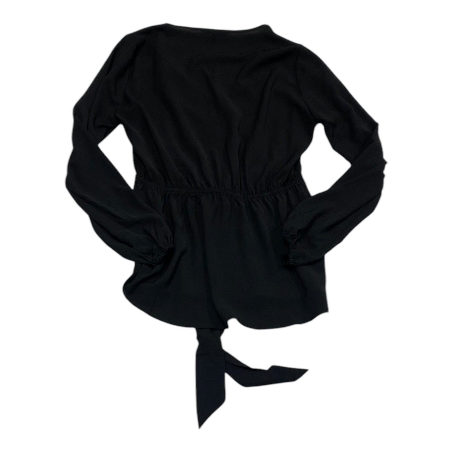 Top Long Sleeve By Staccato In Black, Size: S