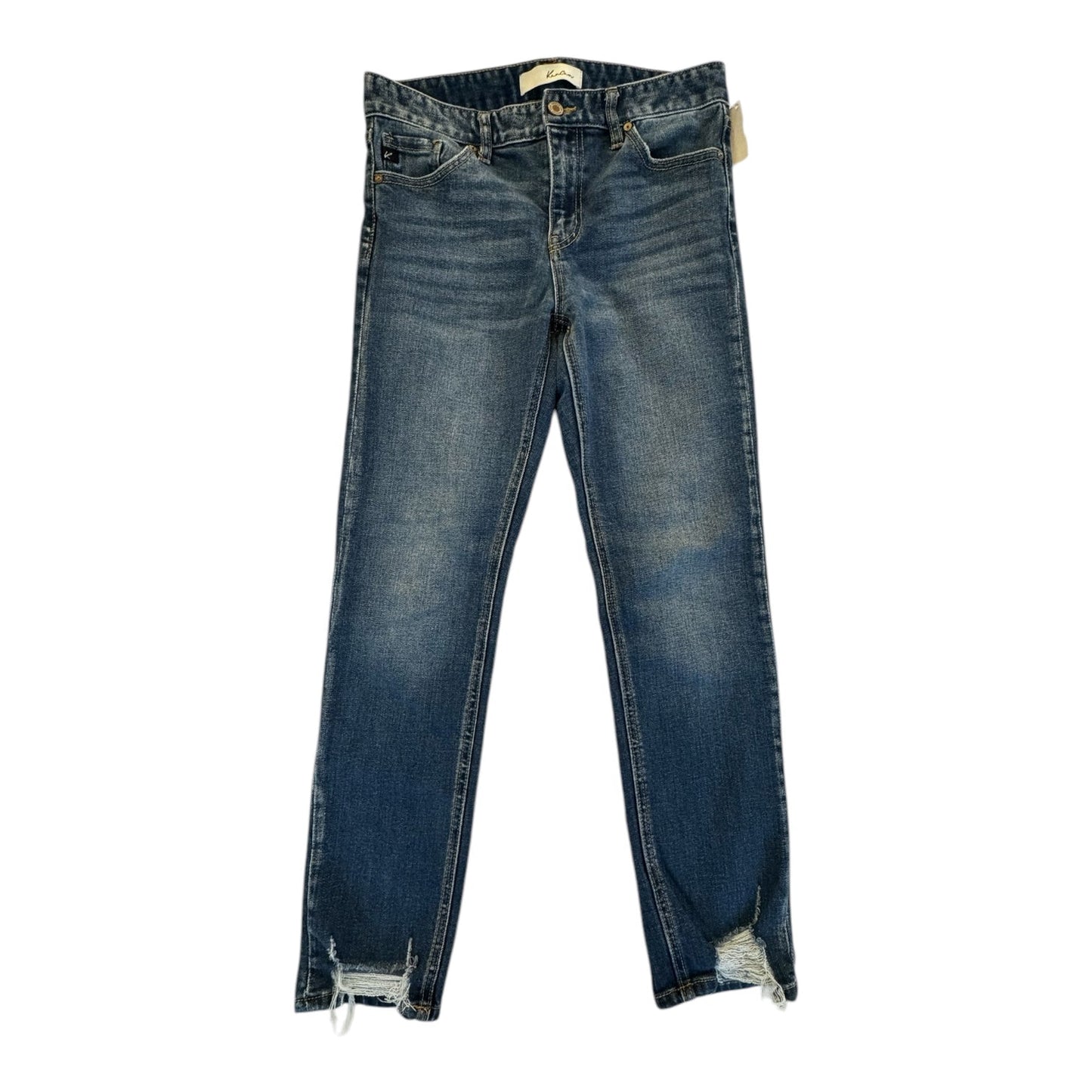 Jeans Straight By Kancan In Blue Denim, Size: 4