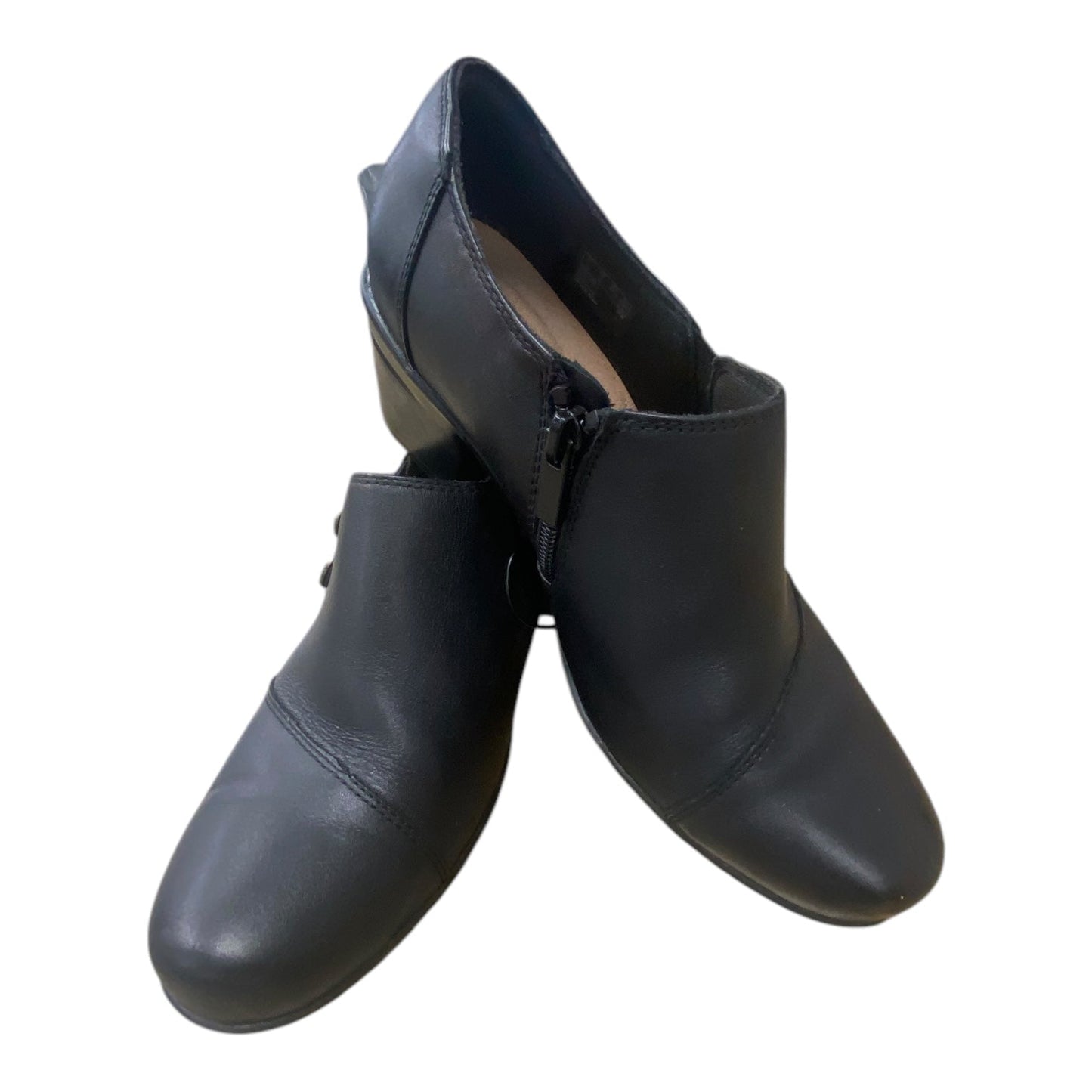 Shoes Heels Block By Clarks In Black, Size: 7