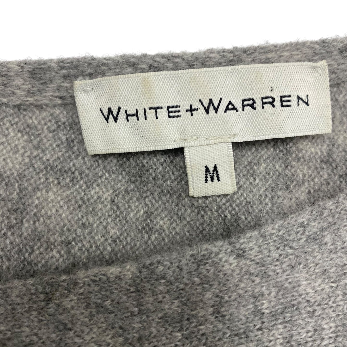 Sweater Cashmere By White And Warren In Grey, Size: M