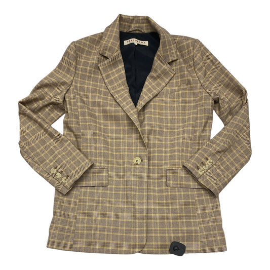 Blazer By Free People In Plaid Pattern, Size: M