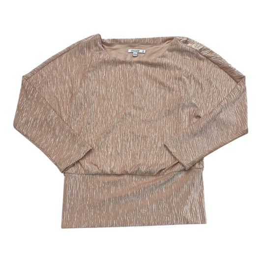 Top Long Sleeve By Chicos In Pink, Size: S