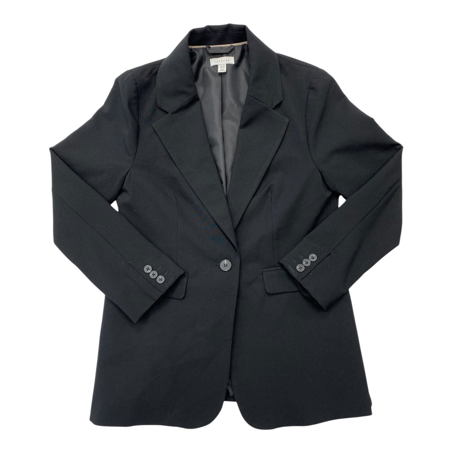 Blazer By Top Shop In Black, Size: 6