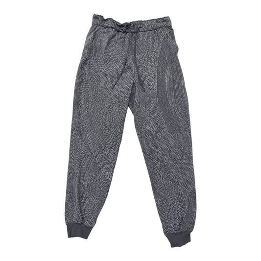 Athletic Pants By Lululemon In Grey & White, Size: 10