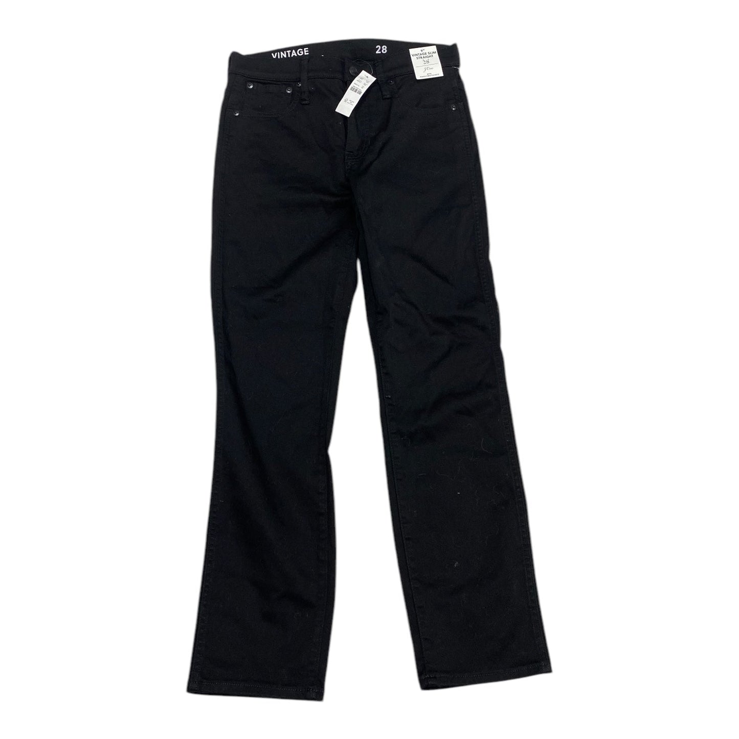 Jeans Straight By J. Crew In Black, Size: 6