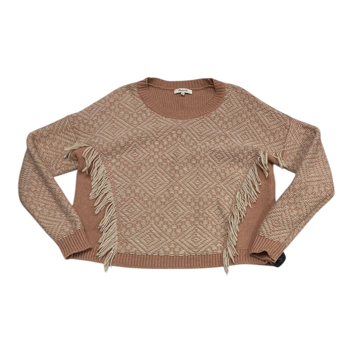 Sweater By Madewell In Pink & Tan, Size: M