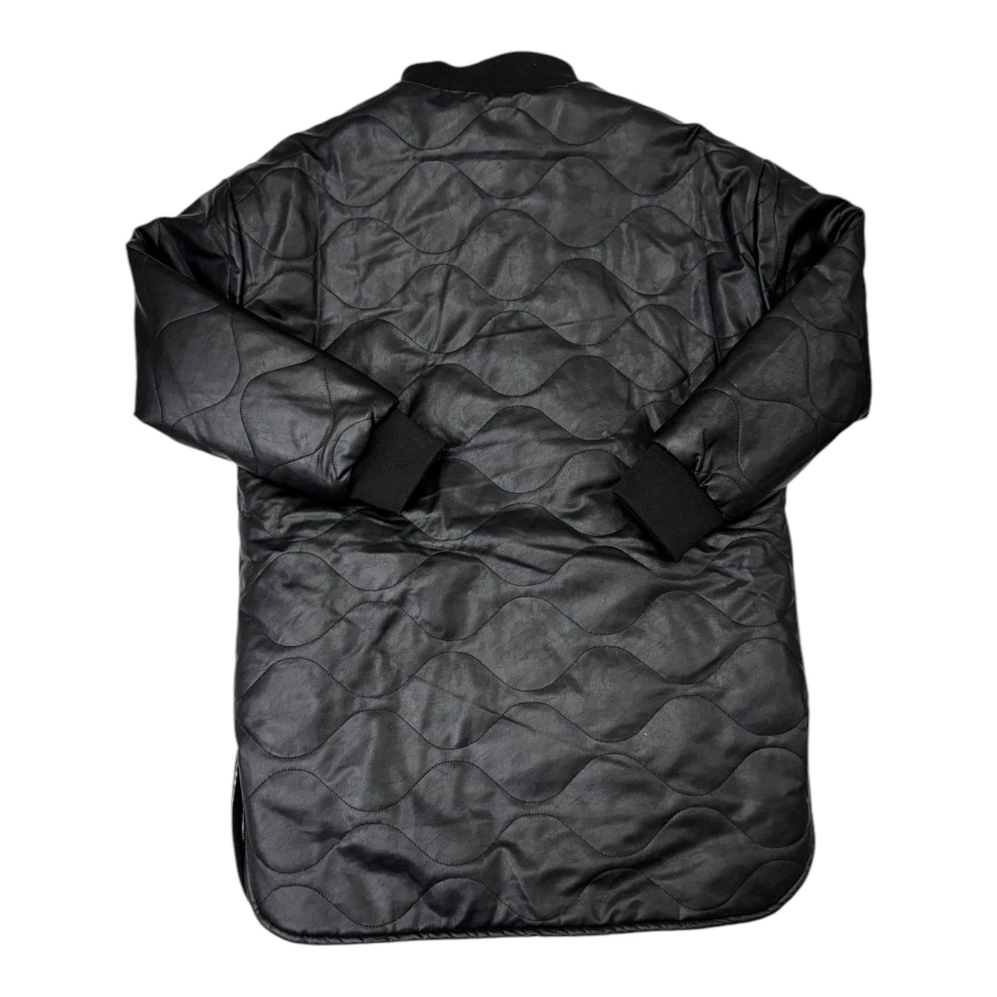 Jacket Puffer & Quilted By Evereve In Black & Grey, Size: S