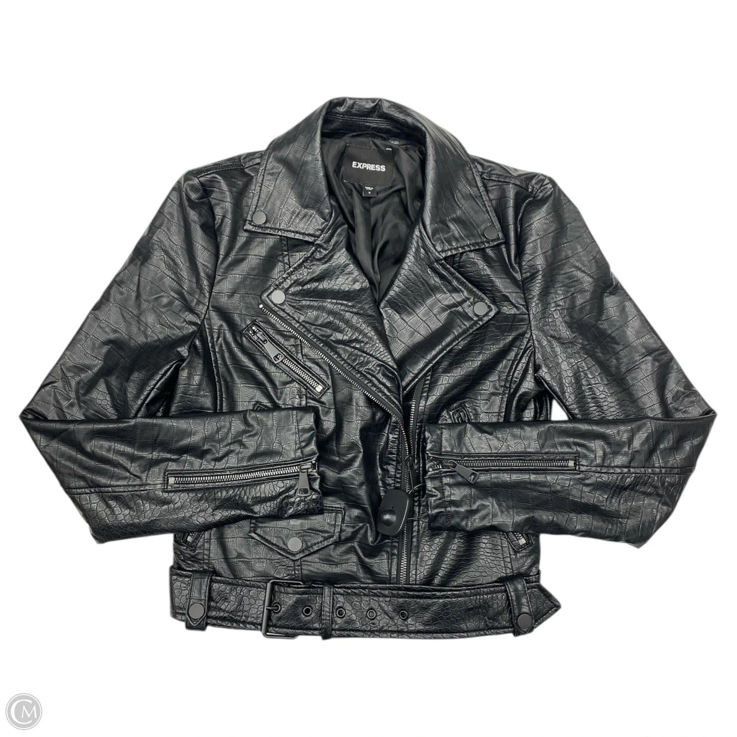 Jacket Moto By Express In Black, Size: S