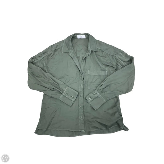 Top Long Sleeve By Cloth & Stone In Green, Size: S