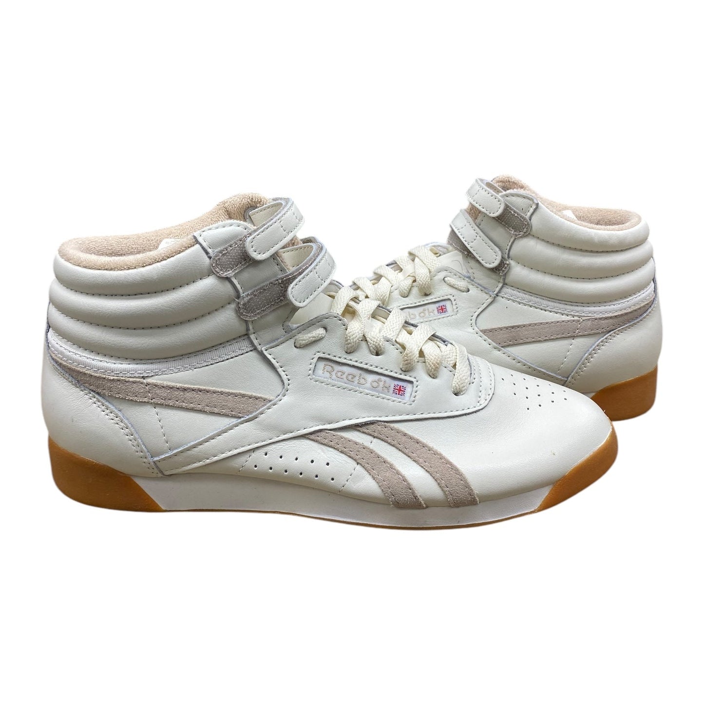 Shoes Athletic By Reebok In Ivory, Size: 11