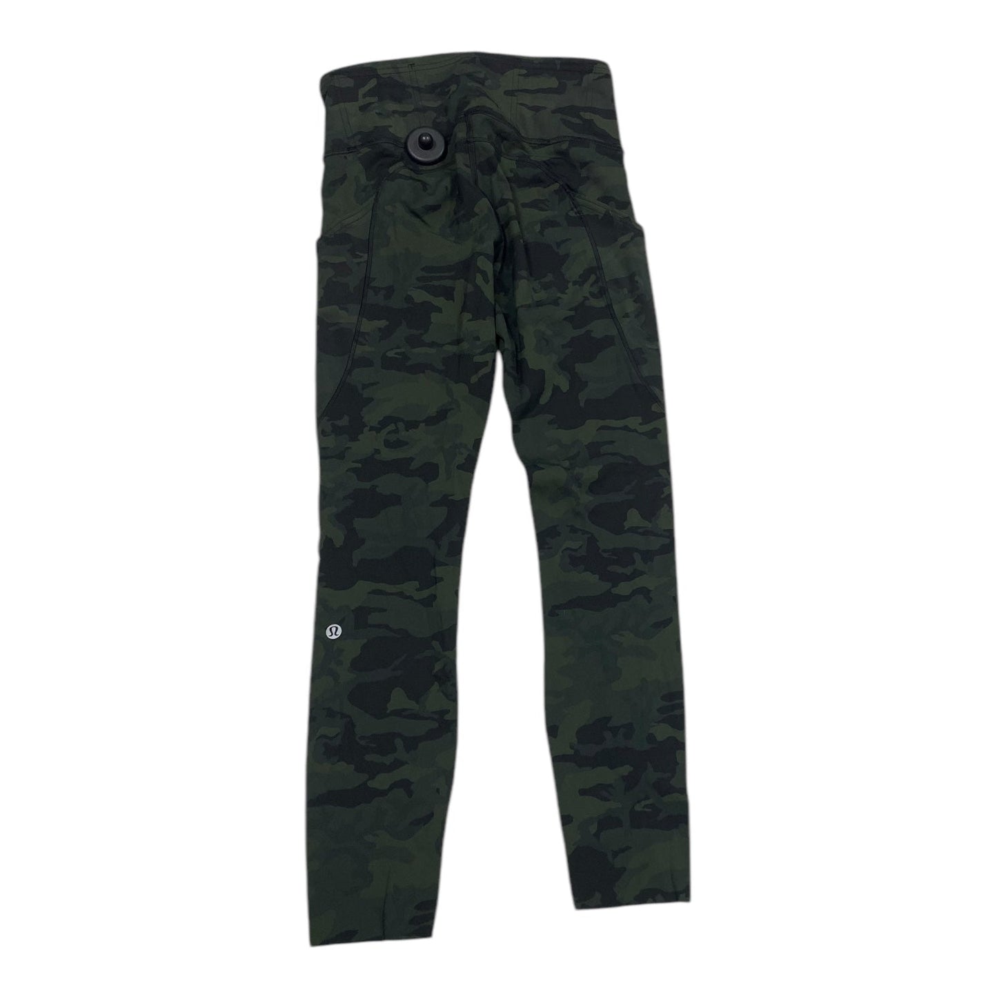 Athletic Leggings By Lululemon In Camouflage Print, Size: 4