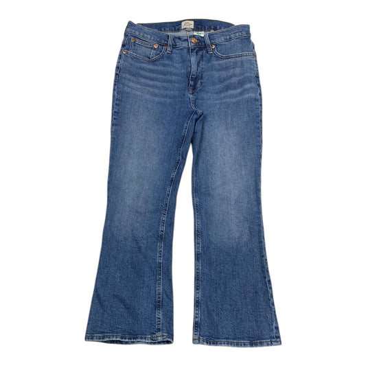 Jeans Flared By J. Crew In Blue, Size: 8