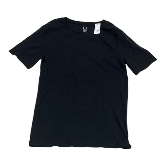 Top Short Sleeve Basic By Gap In Black, Size: L