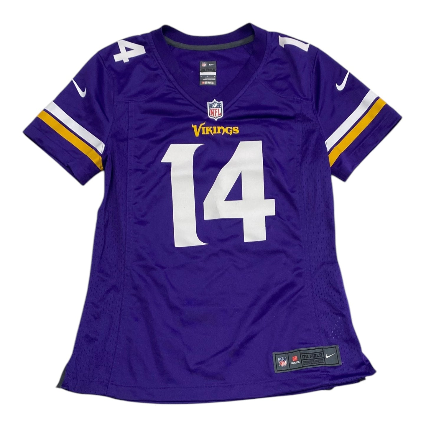 Athletic Top Short Sleeve By Nfl In Purple, Size: M