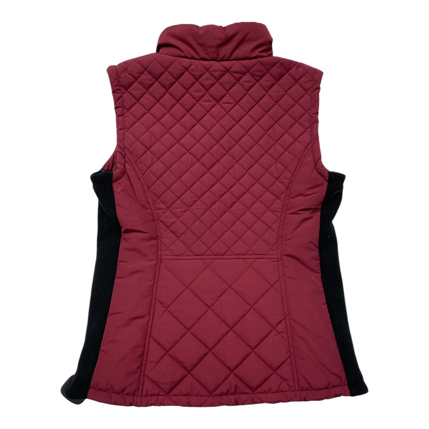 Vest Puffer & Quilted By Andrew Marc In Black & Red, Size: S