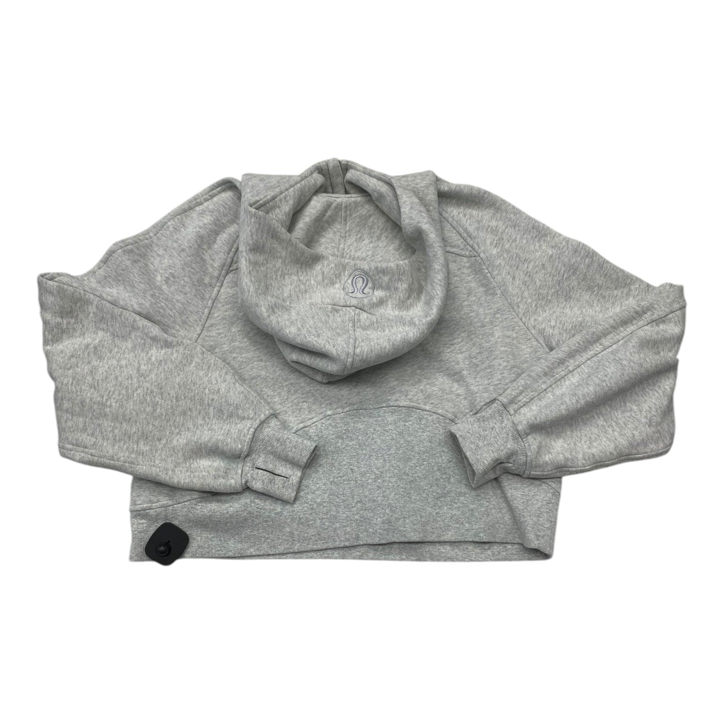 Sweatshirt Hoodie By Lululemon In Grey, Size: M